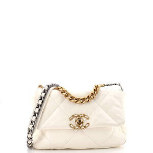 Chanel Medium 19 Flap Bag Quilted Leather